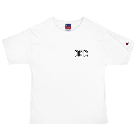 Signature | Champion T-Shirt | Ovations Elite Cheer | OEC Mark Logo