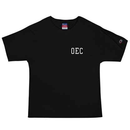 Signature | Champion T-Shirt | Ovations Elite Cheer | OEC Mark Logo