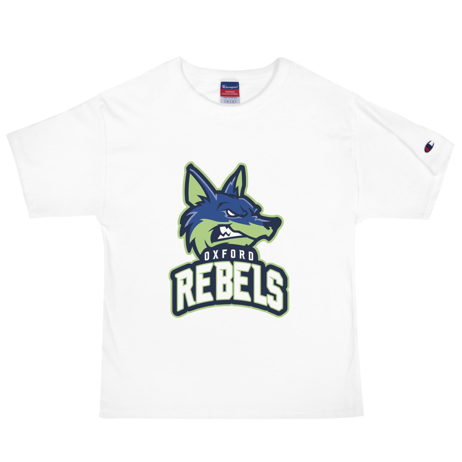 Signature | Champion T-Shirt | Oxford Rebels 12U | Mascot Logo