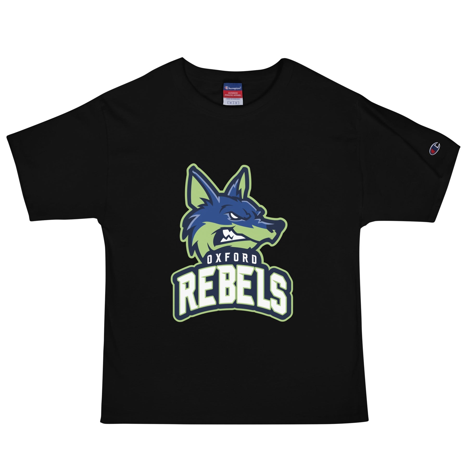 Signature | Champion T-Shirt | Oxford Rebels 12U | Mascot Logo