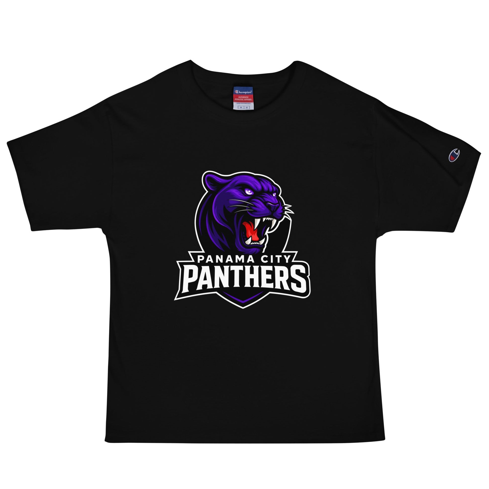 Signature | Champion T-Shirt | Panama City Panthers | Mascot Logo
