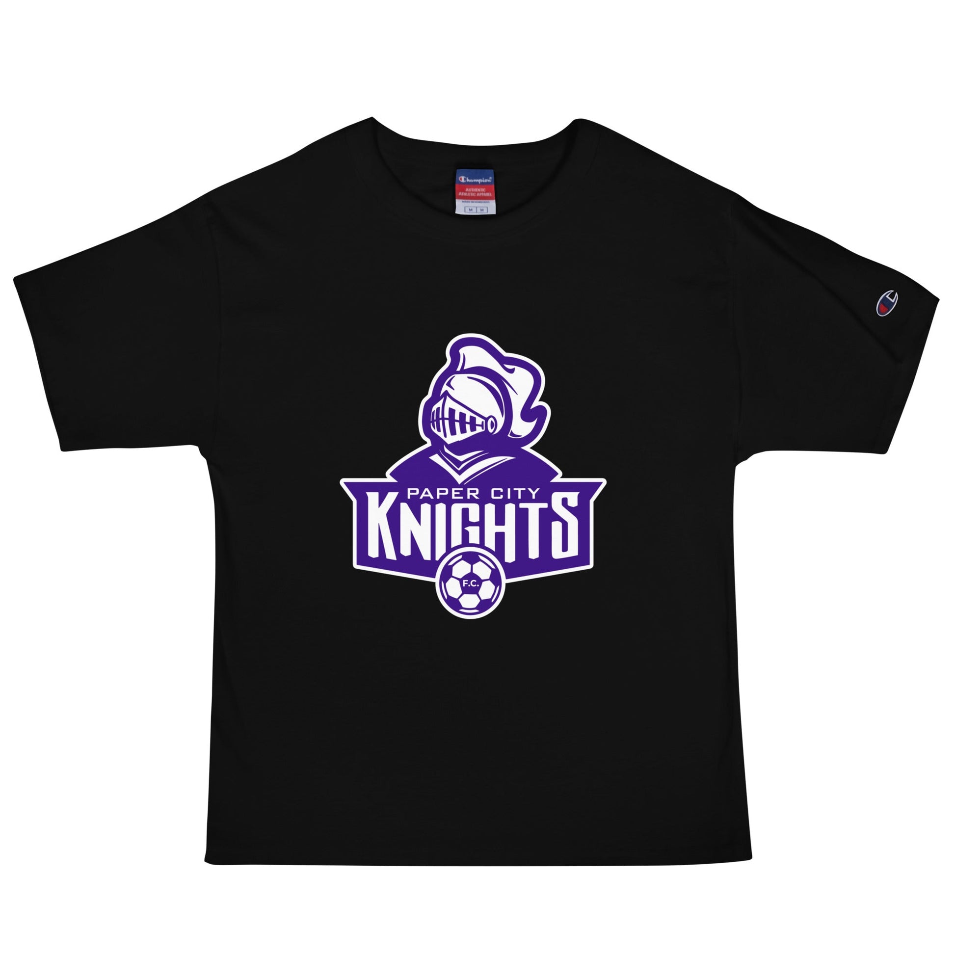 Signature | Champion T-Shirt | Paper City Futbol Club | Emblem Logo