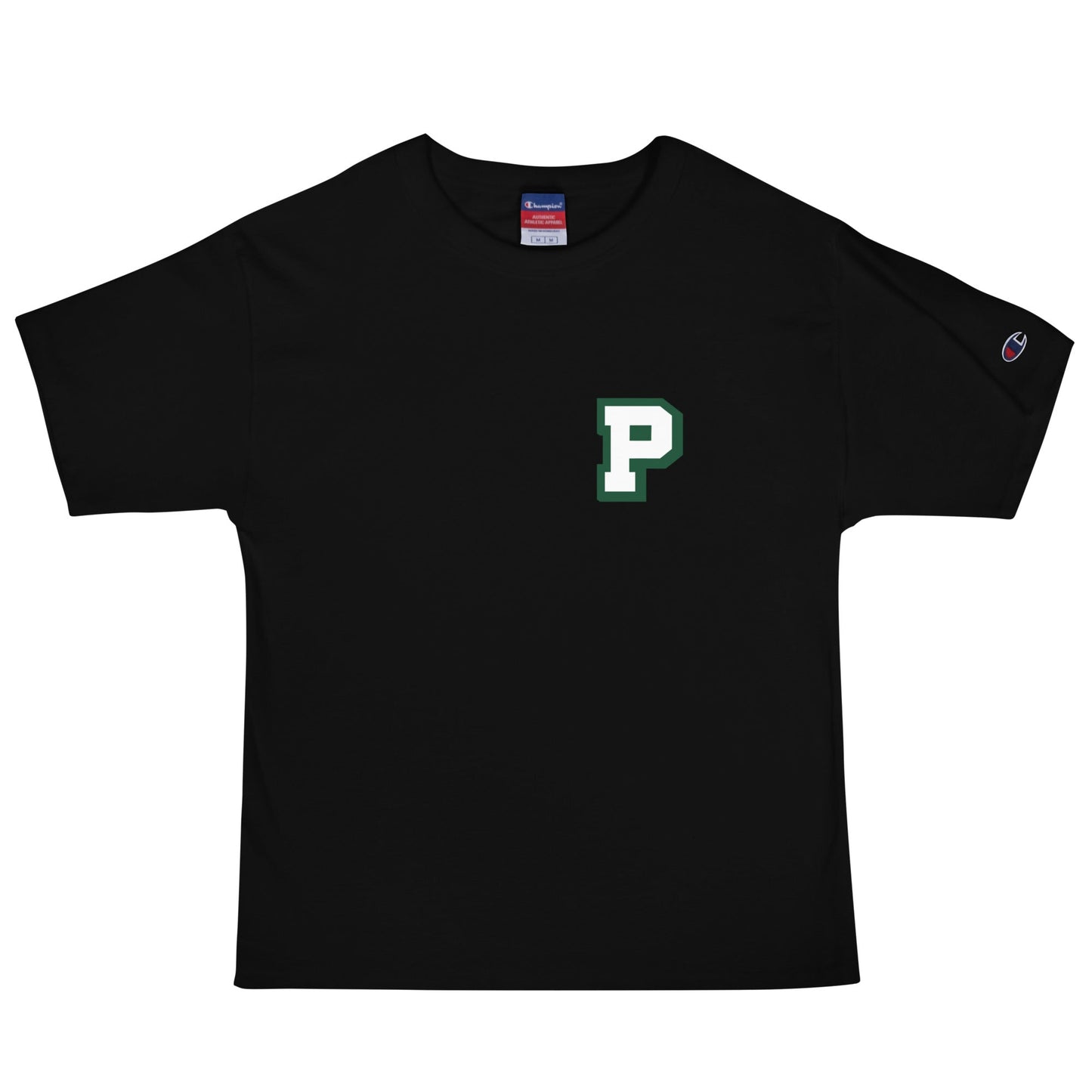 Signature | Champion T-Shirt | Pentucket Youth Football and Cheer | Mark Logo