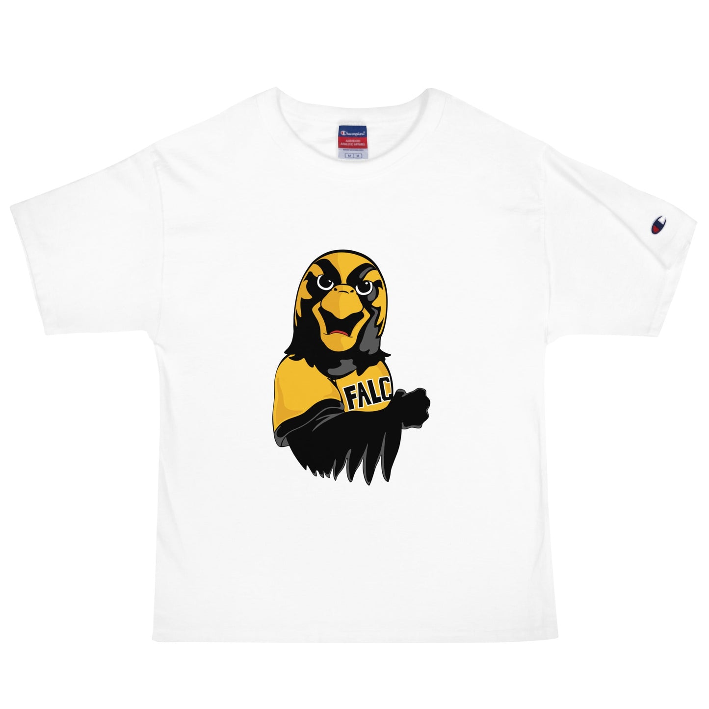 Signature | Champion T-Shirt | Pfeiffer University Golf | Mascot Logo