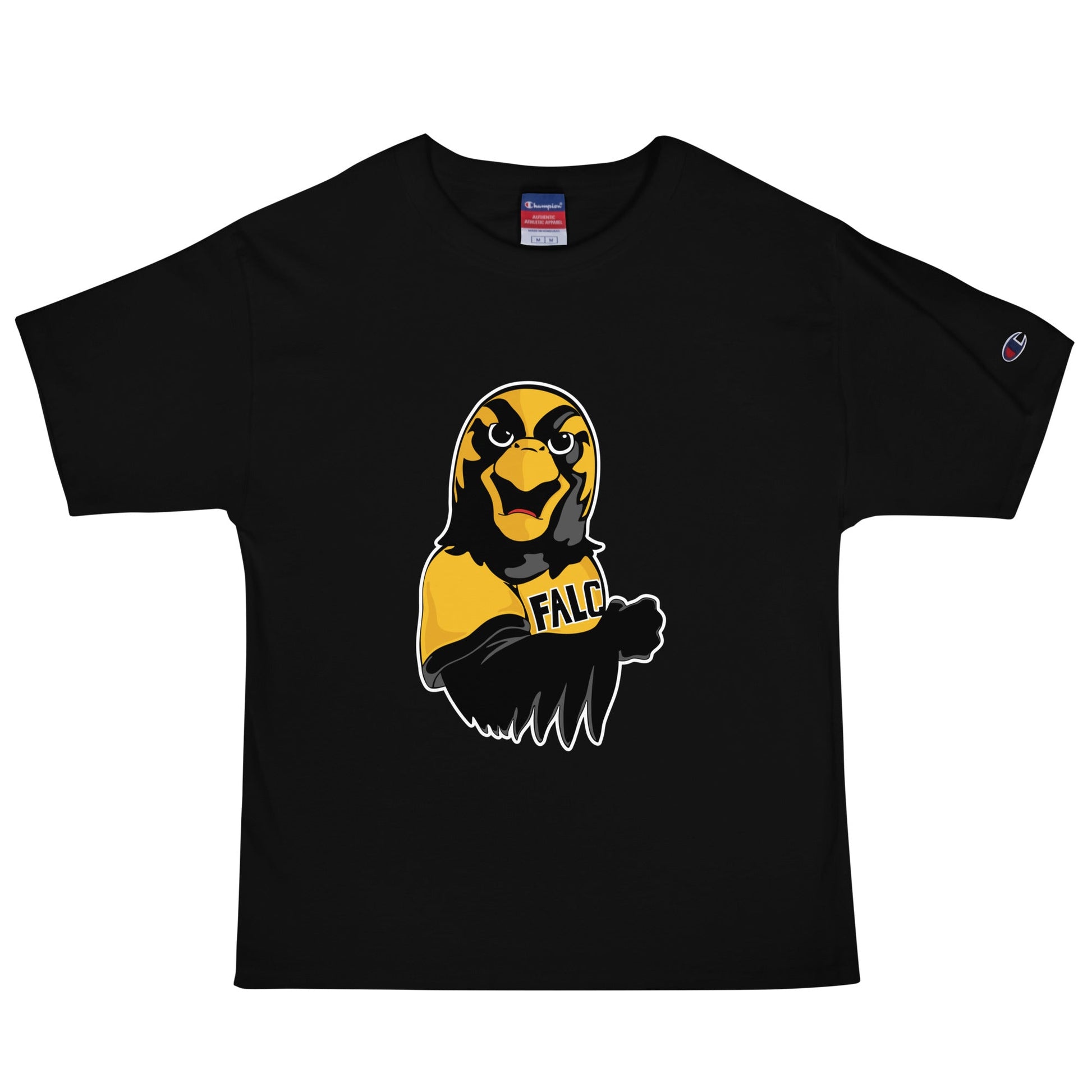 Signature | Champion T-Shirt | Pfeiffer University Golf | Mascot Logo