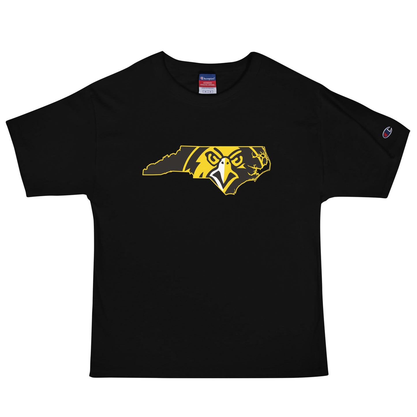 Signature | Champion T-Shirt | Pfeiffer University Golf | NC Logo