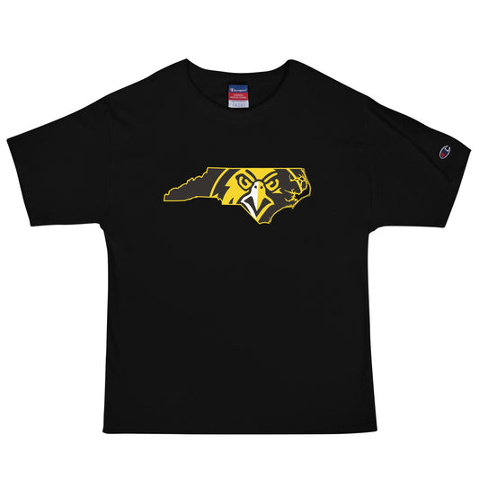 Signature | Champion T-Shirt | Pfeiffer University Golf | NC Logo