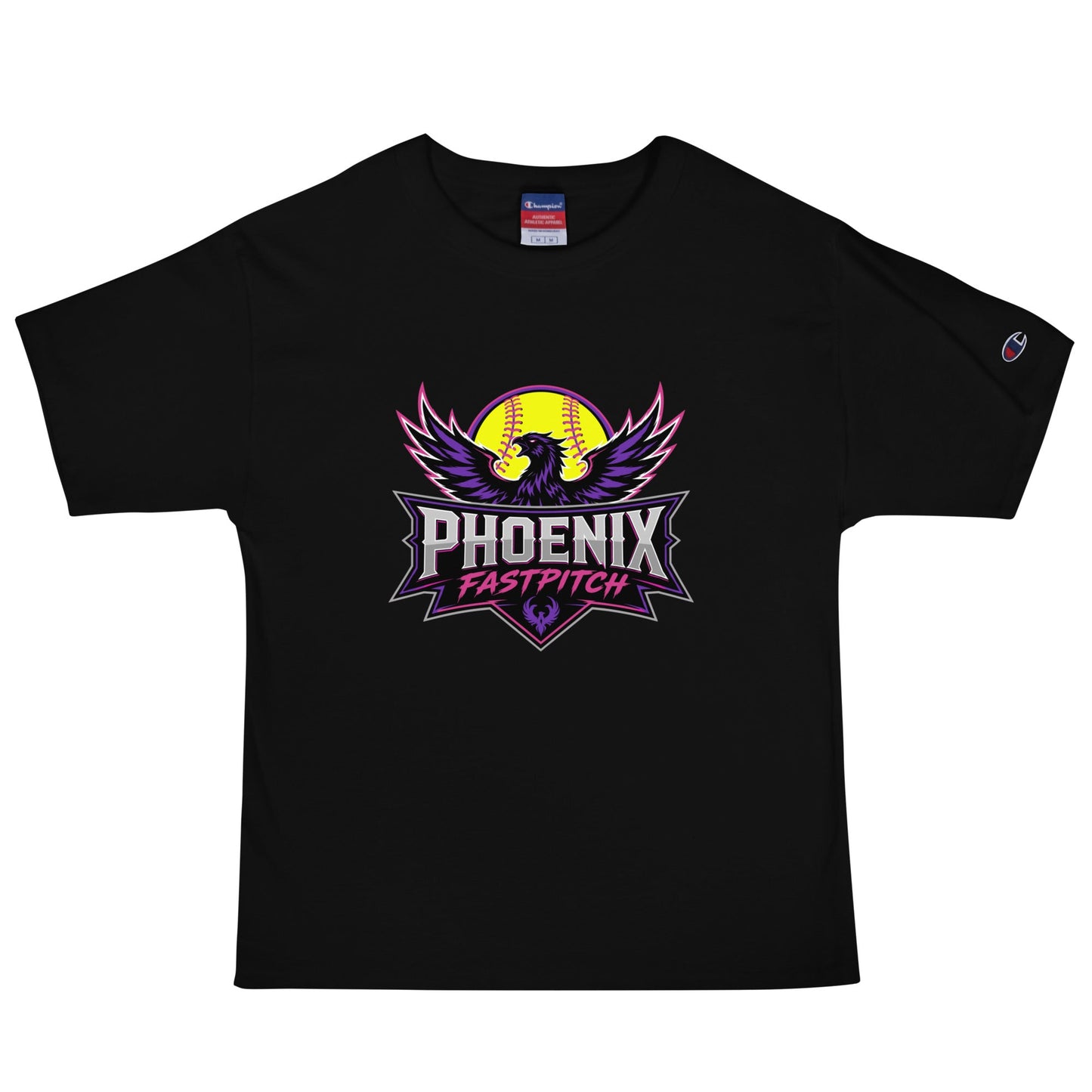 Signature | Champion T-Shirt | Phoenix Fastpitch | Emblem Logo