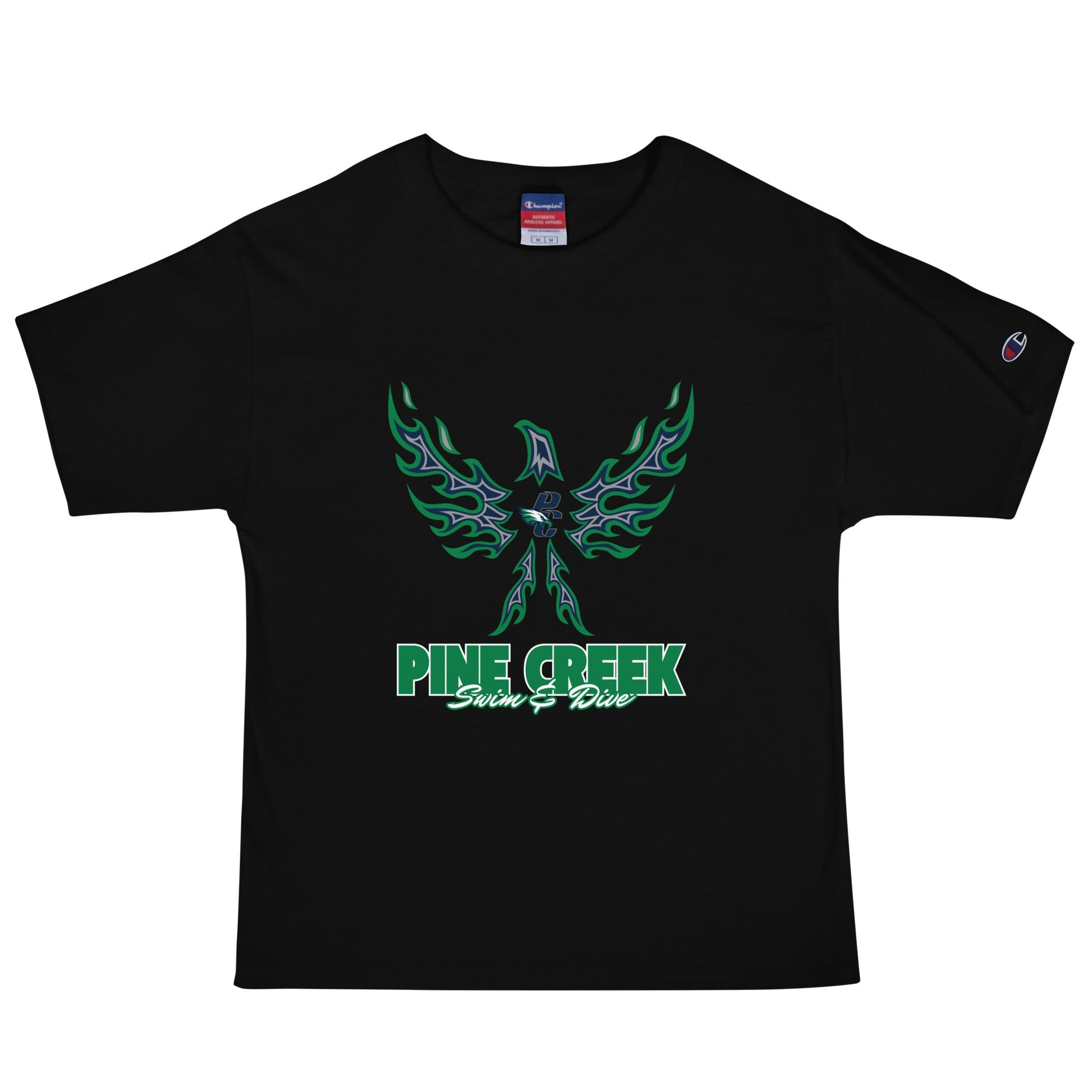 Signature | Champion T-Shirt | PINE CREEK SWIM & DIVE | '24 Logo
