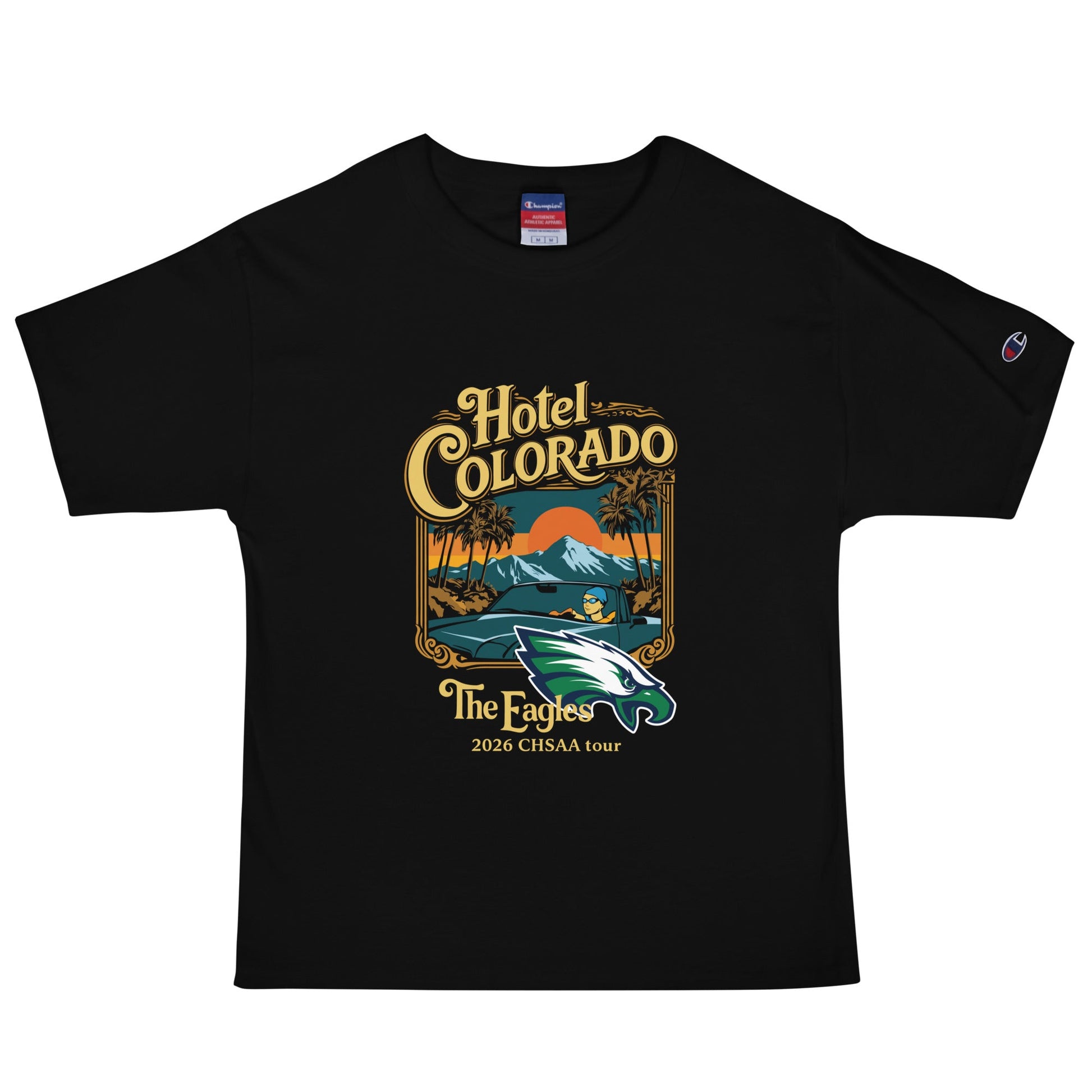 Signature | Champion T-Shirt | PINE CREEK SWIM & DIVE | Hotel Colorado Logo