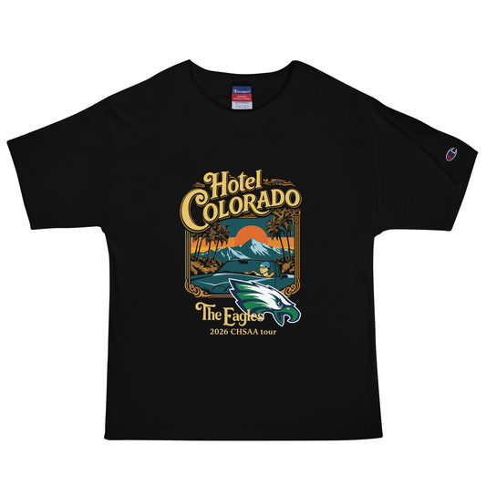 Signature | Champion T-Shirt | PINE CREEK SWIM & DIVE | Hotel Colorado Logo