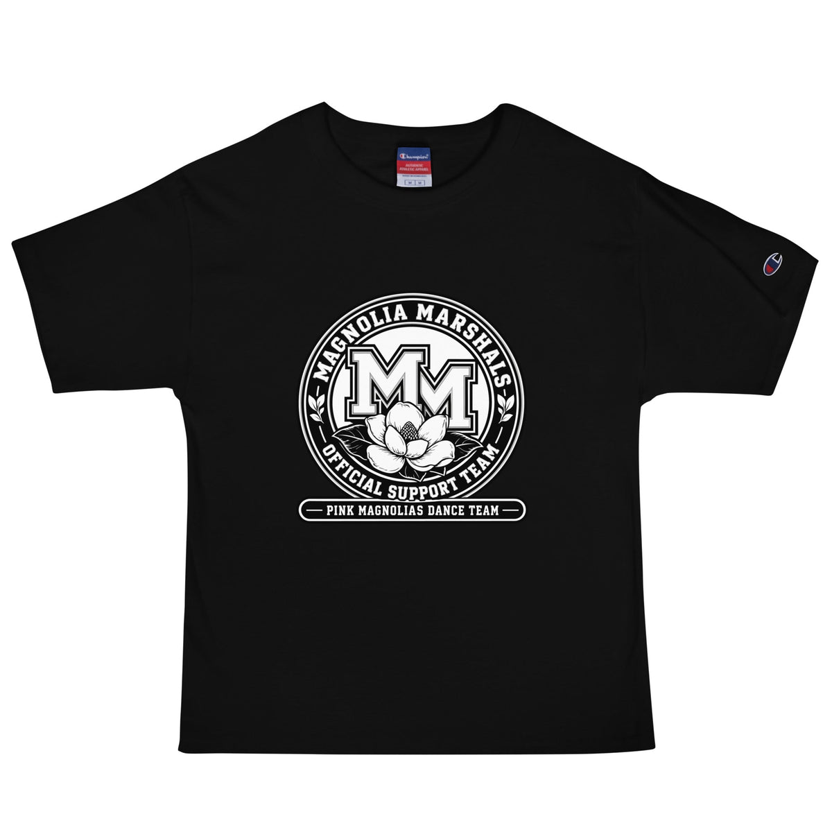 Signature | Champion T-Shirt | Pink Magnolias Dance | Emblem Logo