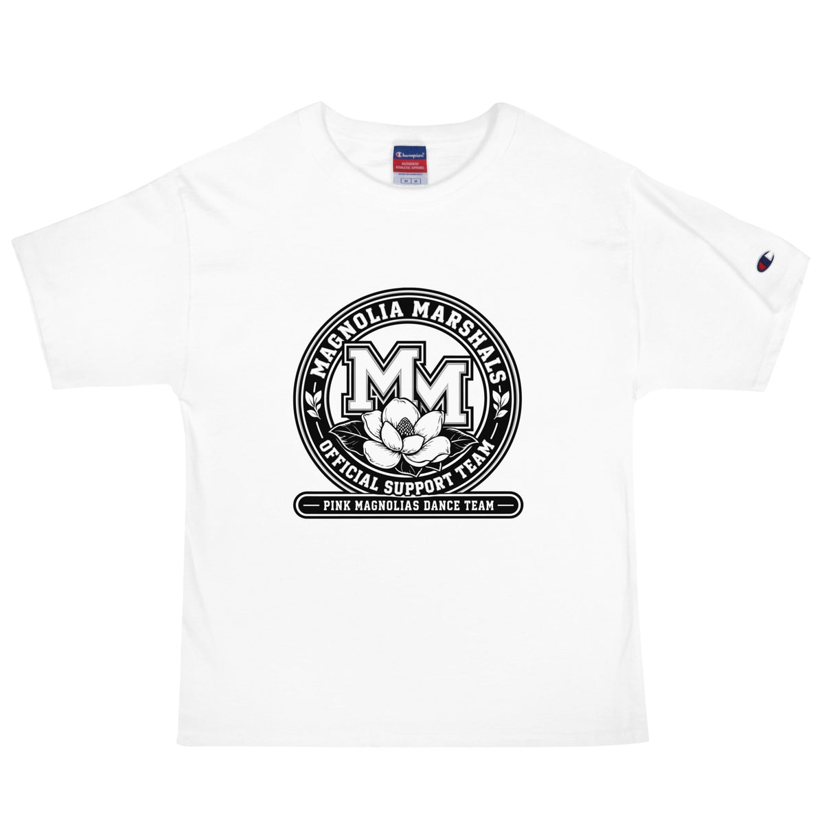 Signature | Champion T-Shirt | Pink Magnolias Dance | Emblem Logo