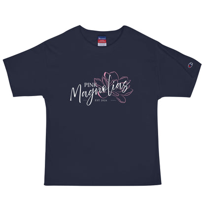 Signature | Champion T-Shirt | Pink Magnolias Dance | Modern Script Logo