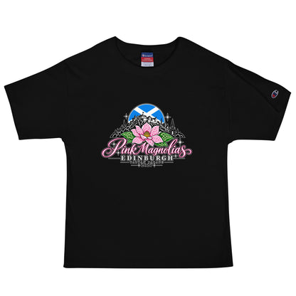 Signature | Champion T-Shirt | Pink Magnolias Dance | Vanguard Logo
