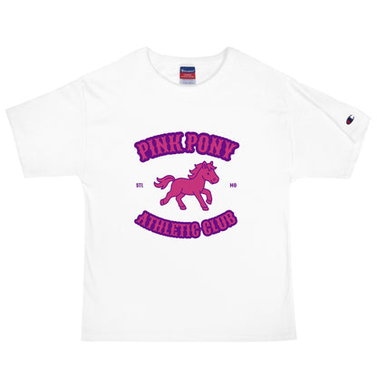 Signature | Champion T-Shirt | Pink Pony Athletic Club | Crest Logo