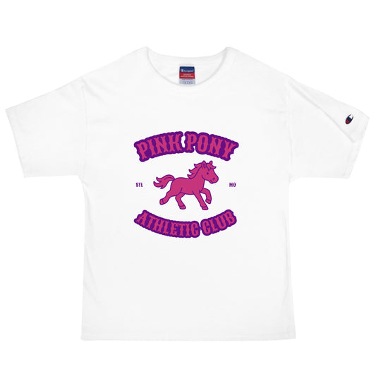 Signature | Champion T-Shirt | Pink Pony Athletic Club | Crest Logo