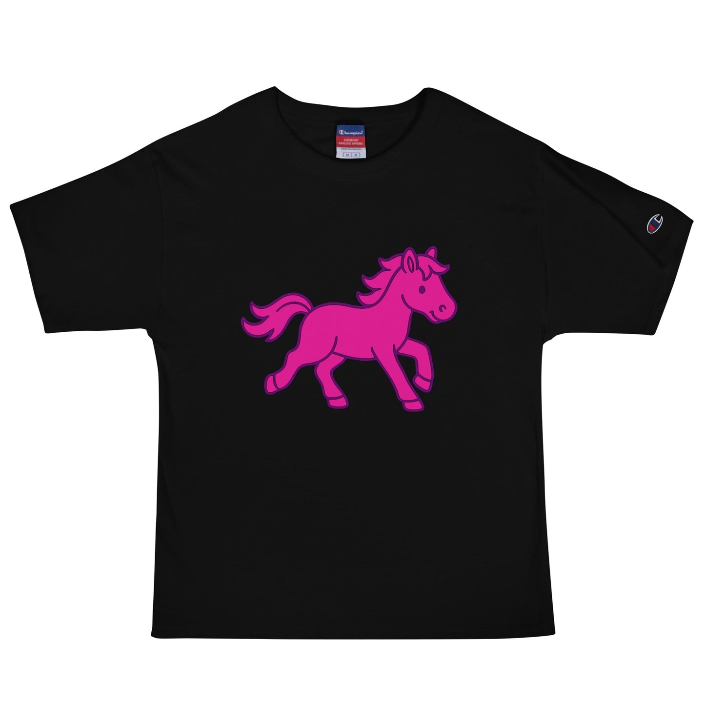 Signature | Champion T-Shirt | Pink Pony Athletic Club | Mascot Logo