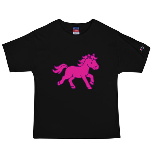 Signature | Champion T-Shirt | Pink Pony Athletic Club | Mascot Logo