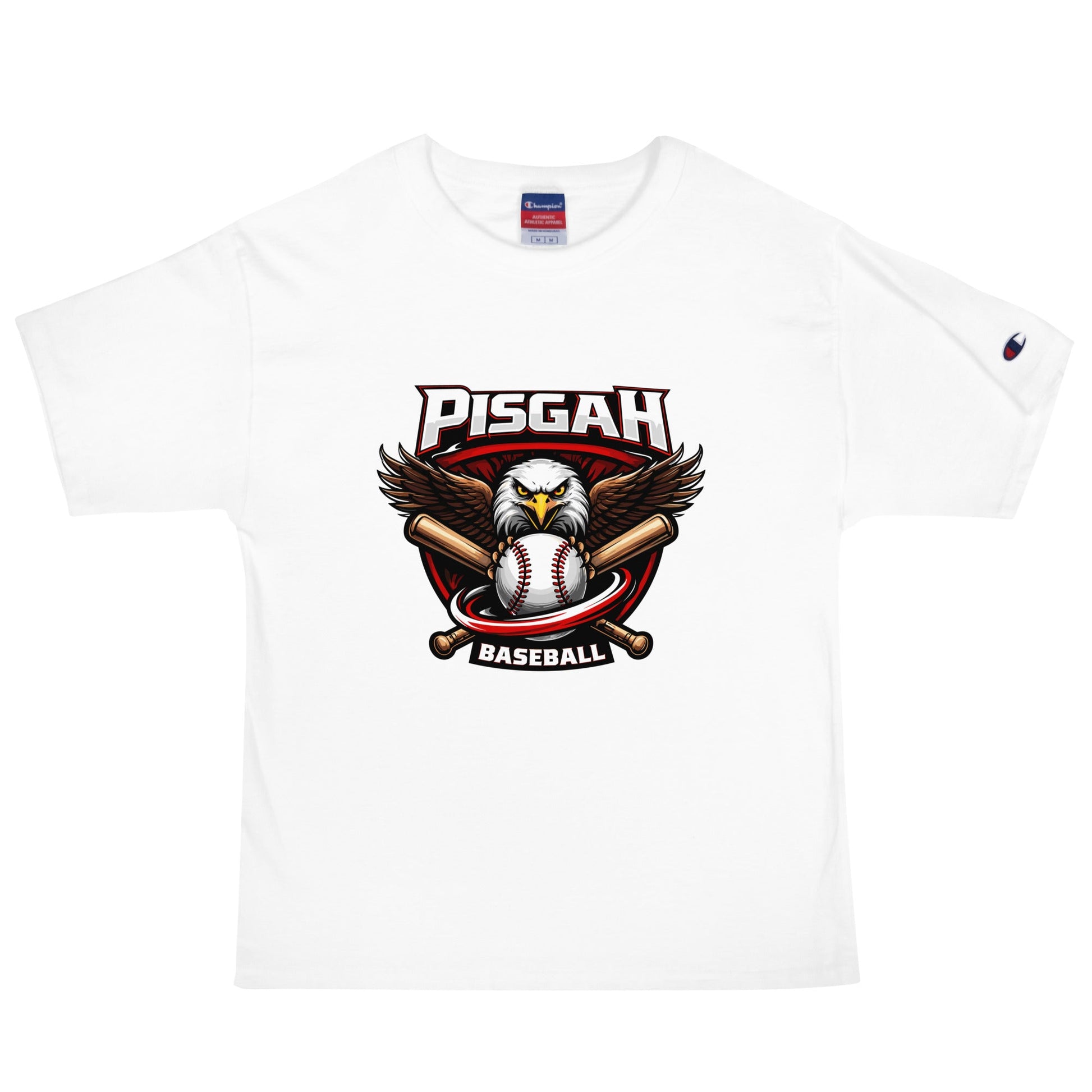 Signature | Champion T-Shirt | Pisgah Rec League | Eagle Baseball Logo