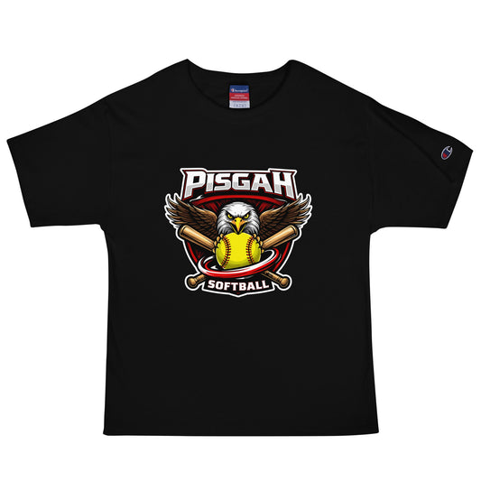 Signature | Champion T-Shirt | Pisgah Rec League | Eagle Softball Logo
