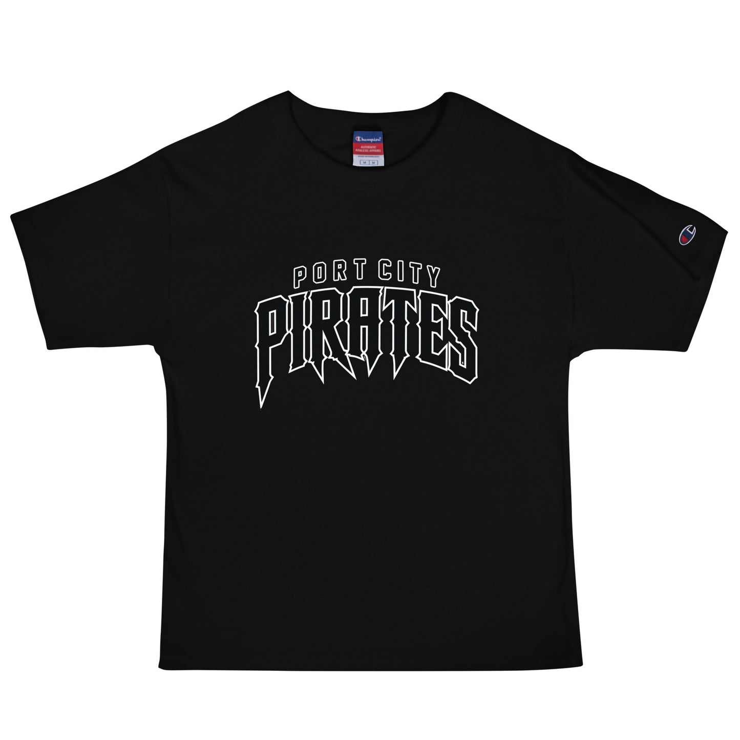 Signature | Champion T-Shirt | Port City Pirates | Script Logo
