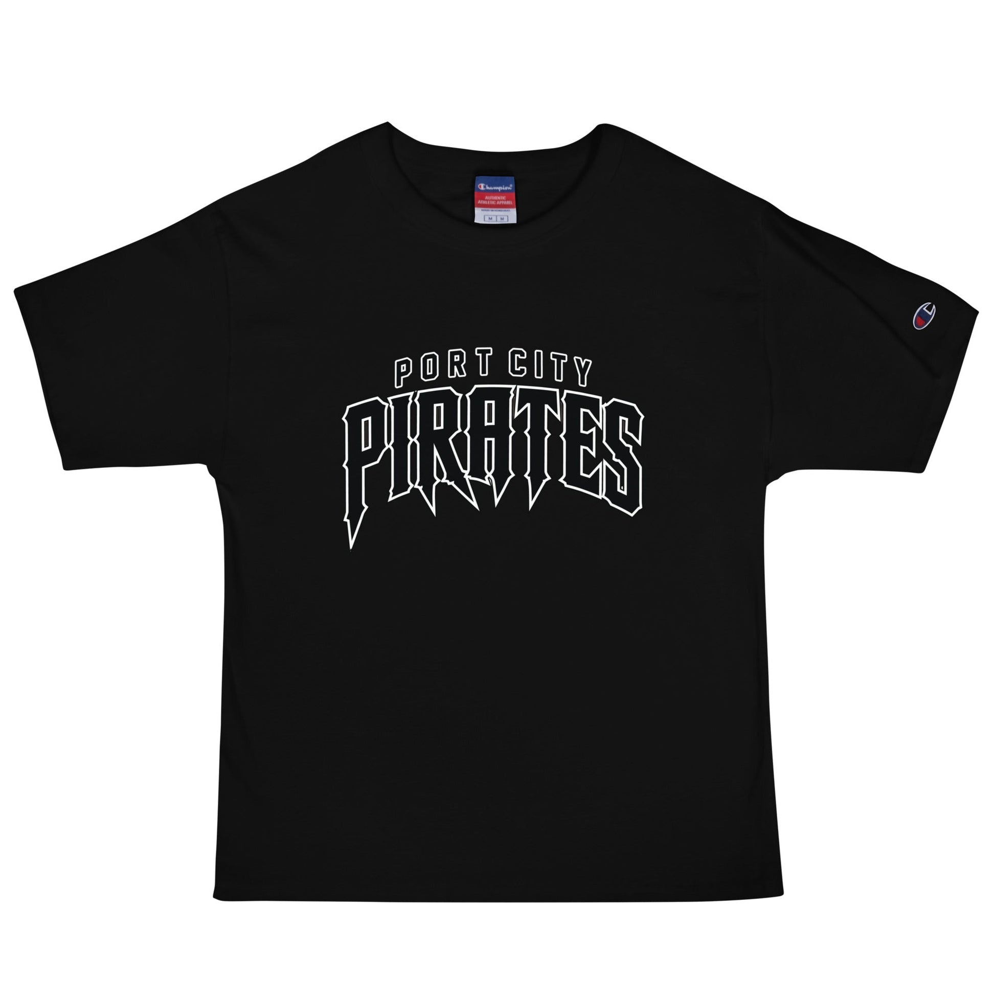 Signature | Champion T-Shirt | Port City Pirates | Script Logo