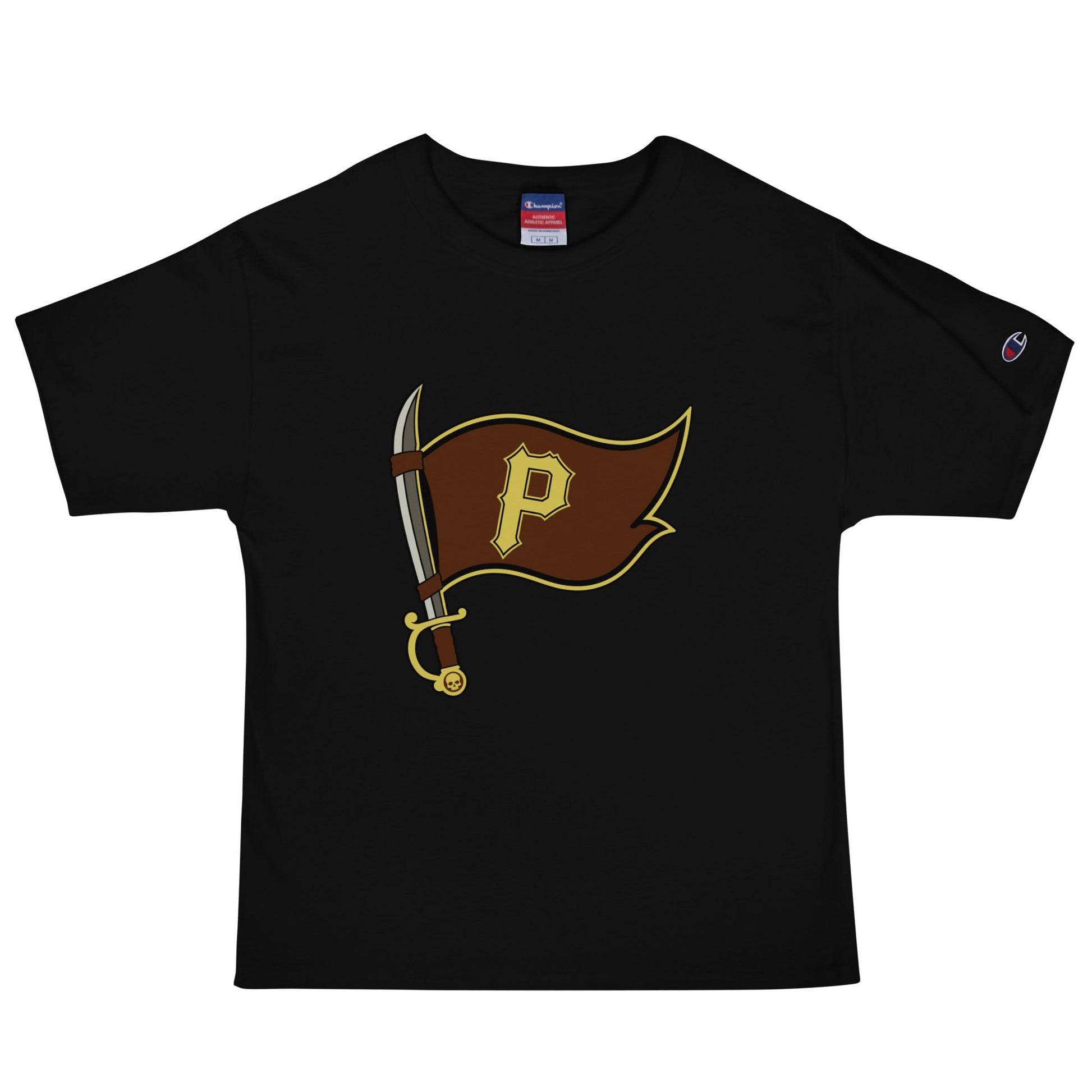 Signature | Champion T-Shirt | Port City Pirates | Vanguard Flag Logo