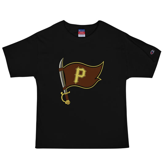 Signature | Champion T-Shirt | Port City Pirates | Vanguard Flag Logo