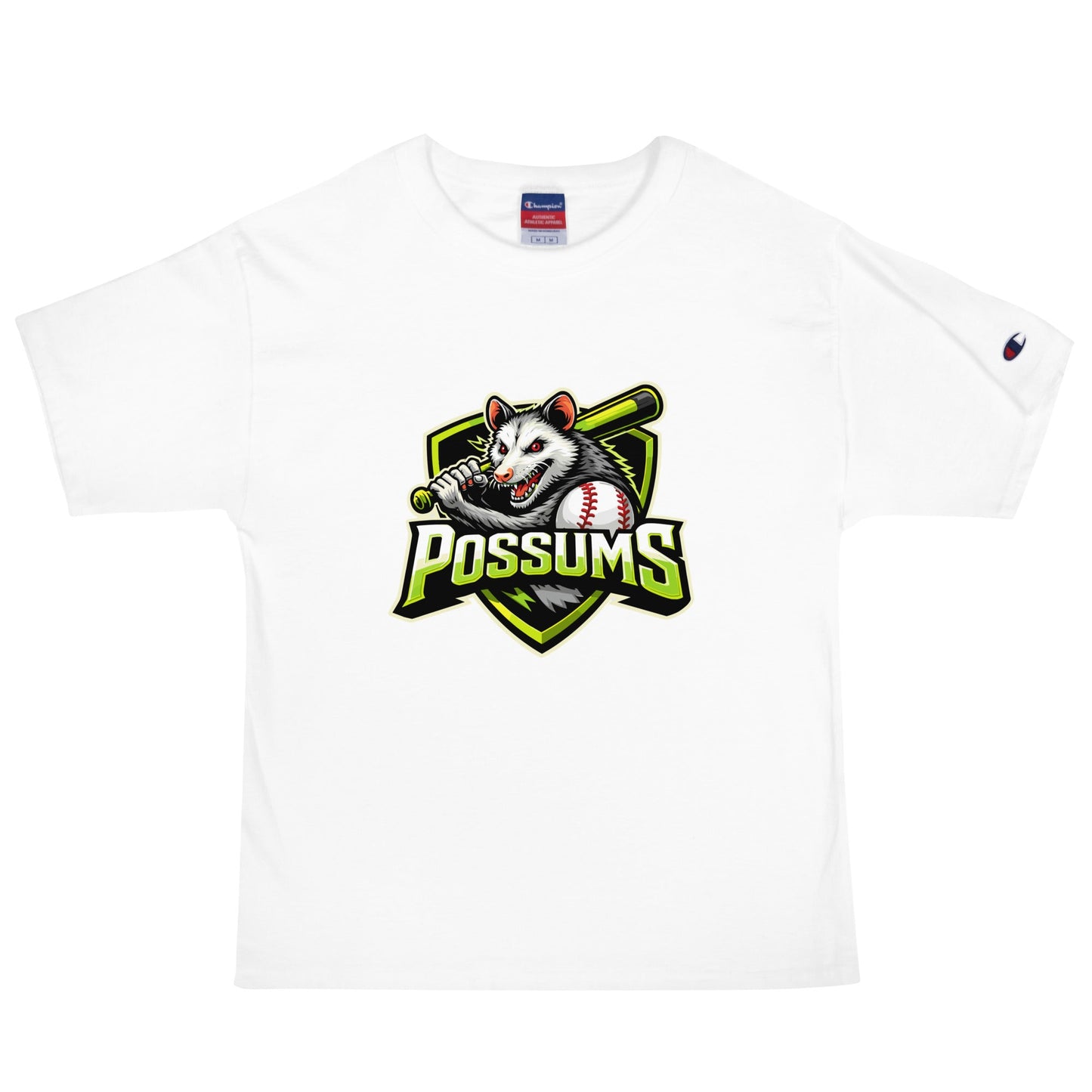 Signature | Champion T-Shirt | Possums | Mascot Logo