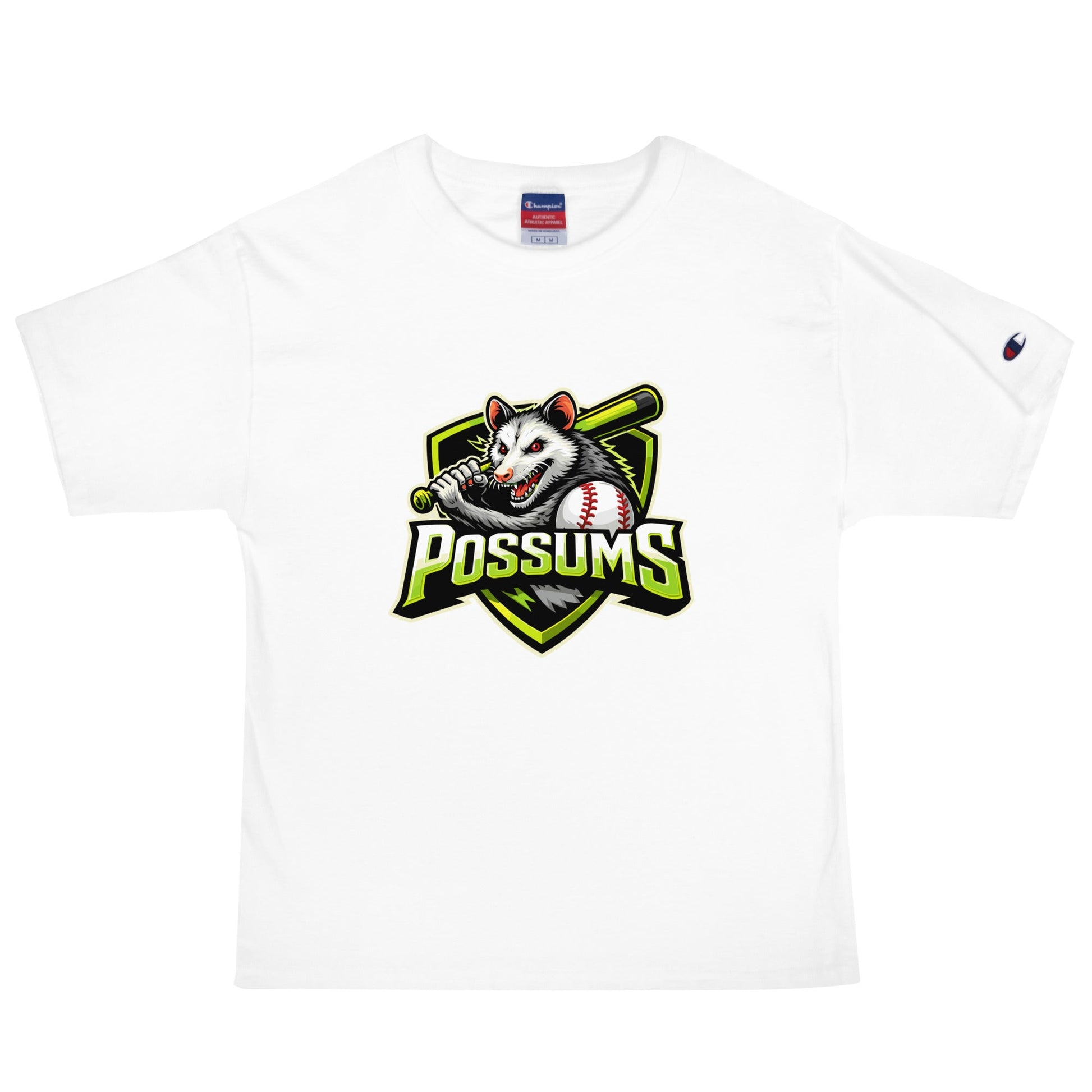 Signature | Champion T-Shirt | Possums | Mascot Logo