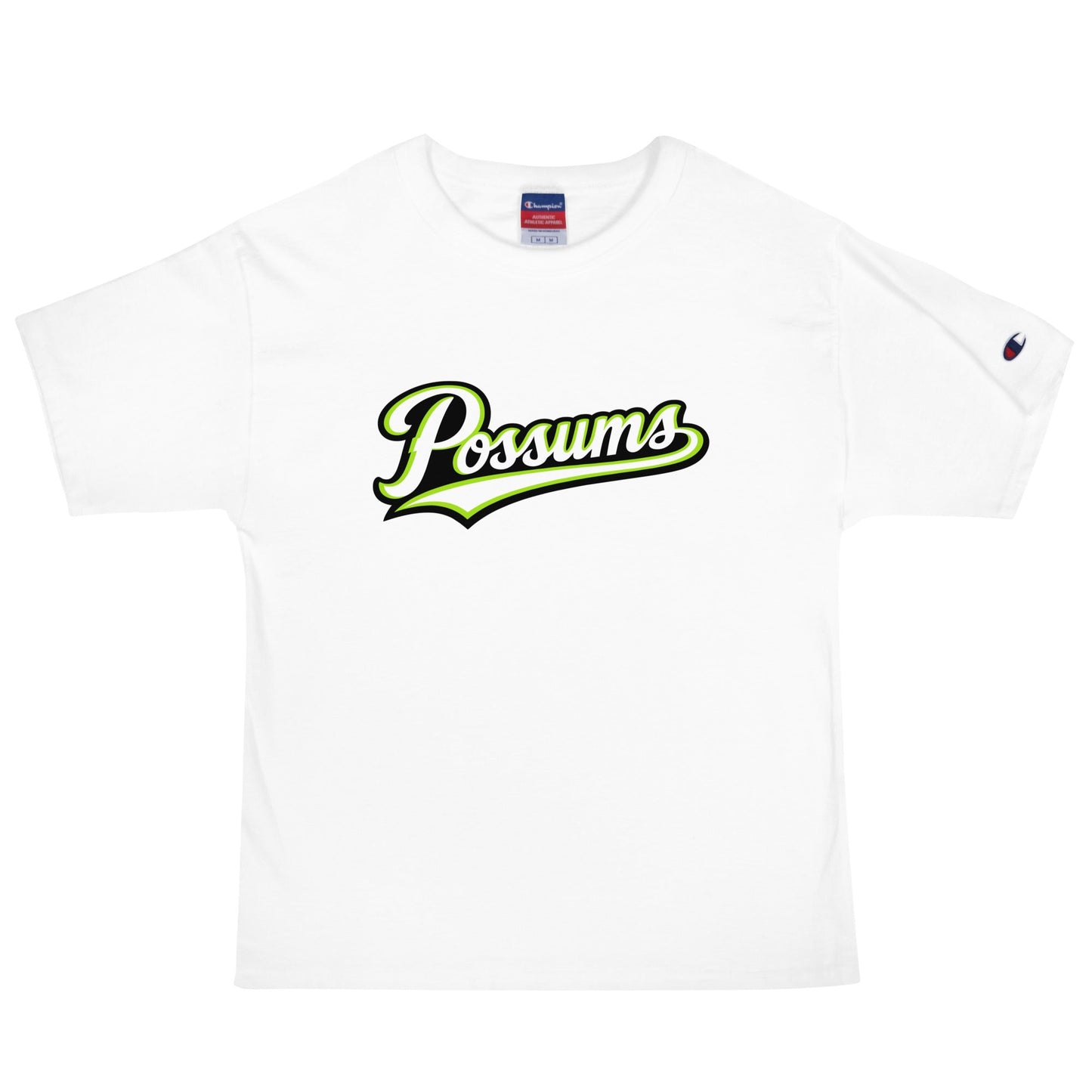 Signature | Champion T-Shirt | Possums | Script Logo