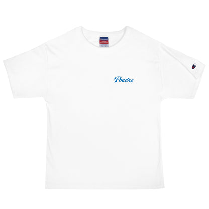 Signature | Champion T-Shirt | Poudre Football | Emblem Logo