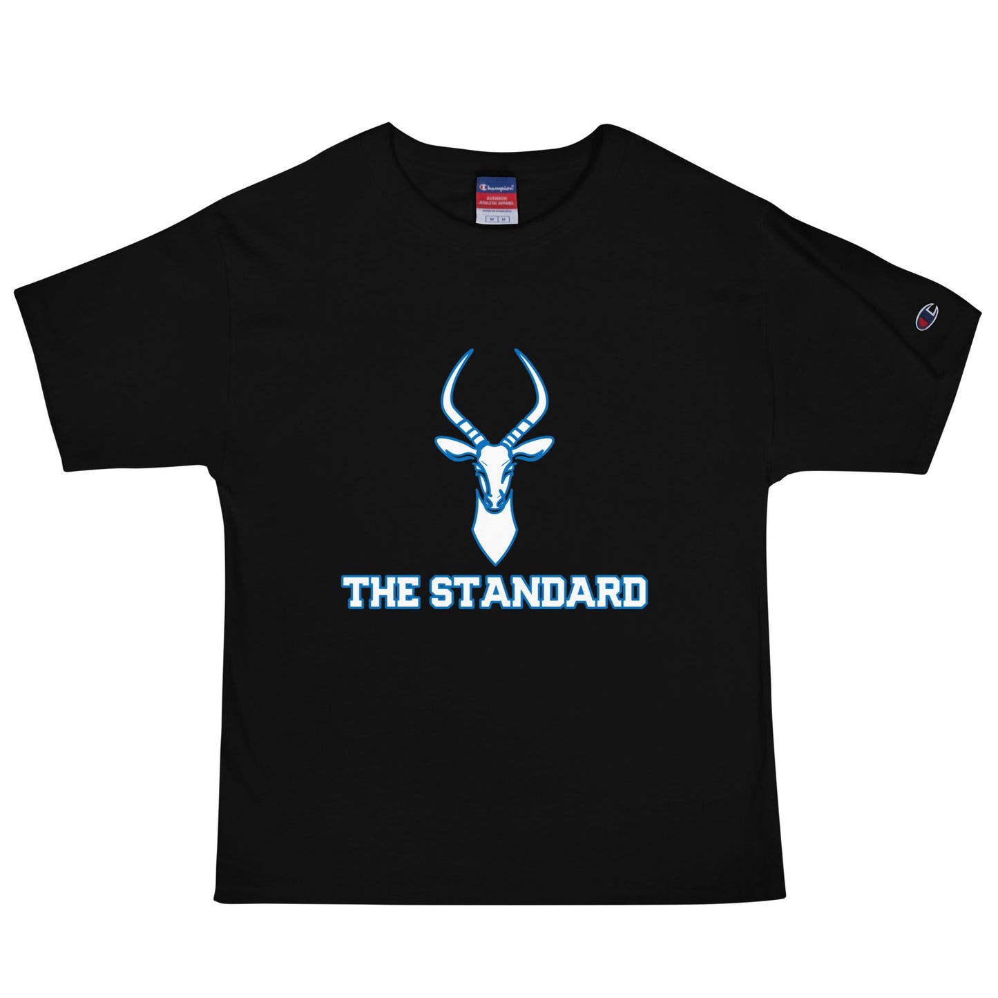 Signature | Champion T-Shirt | Poudre Football | Standard Mark Logo