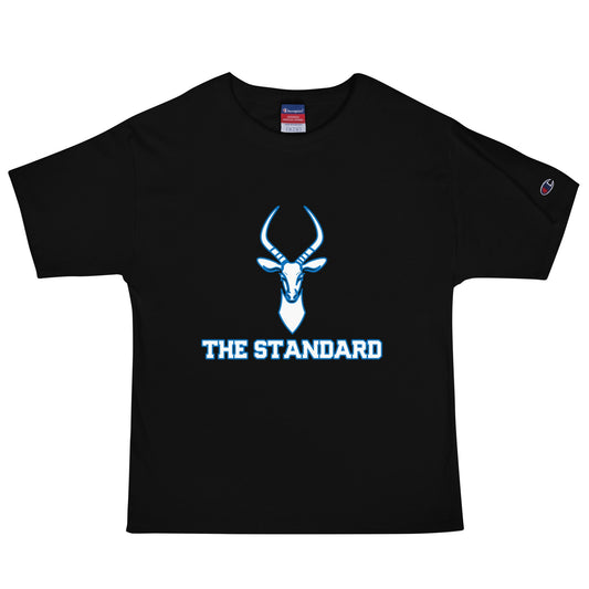 Signature | Champion T-Shirt | Poudre Football | Standard Mark Logo