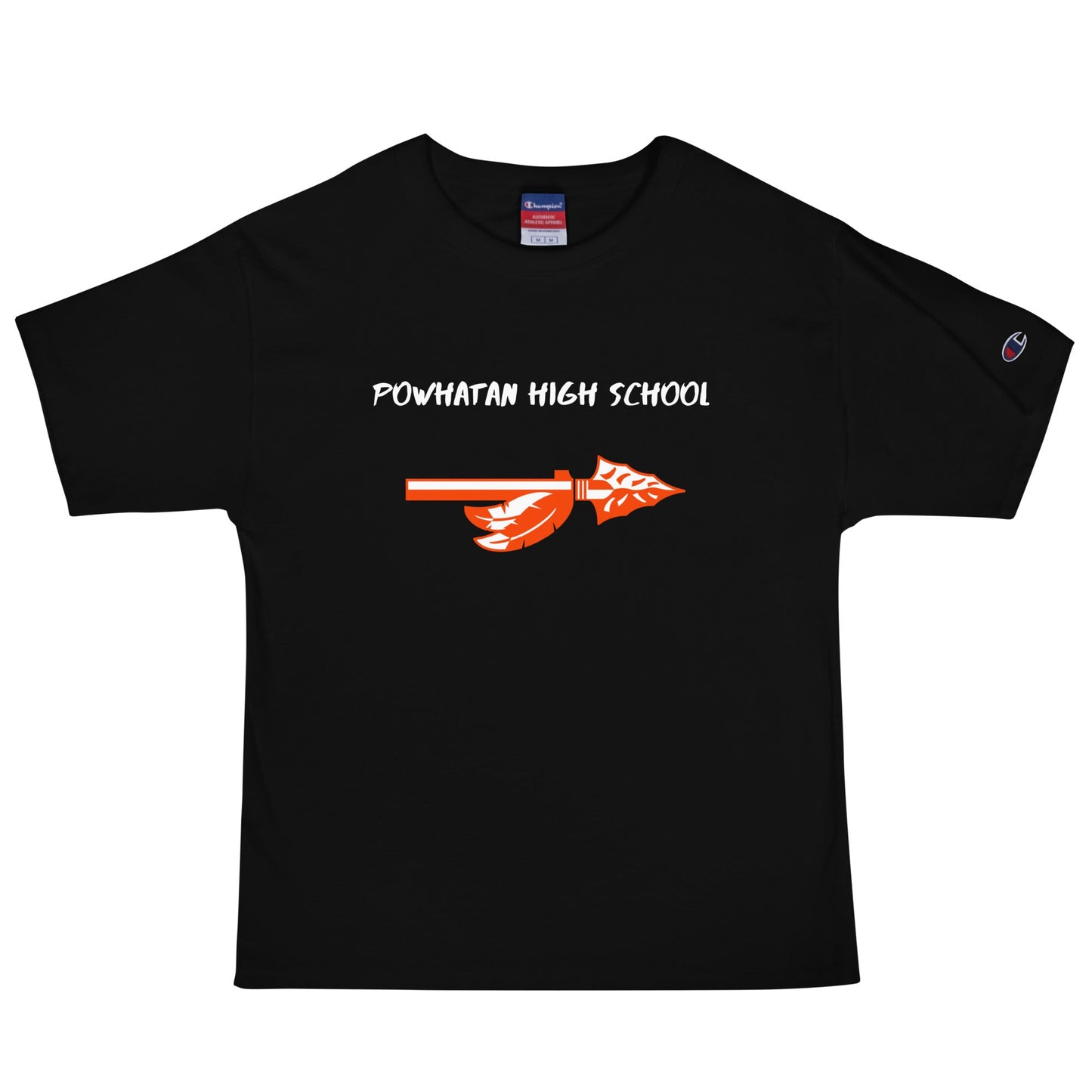 Signature | Champion T-Shirt | Powhatan lacrosse | Arrowhead Logo