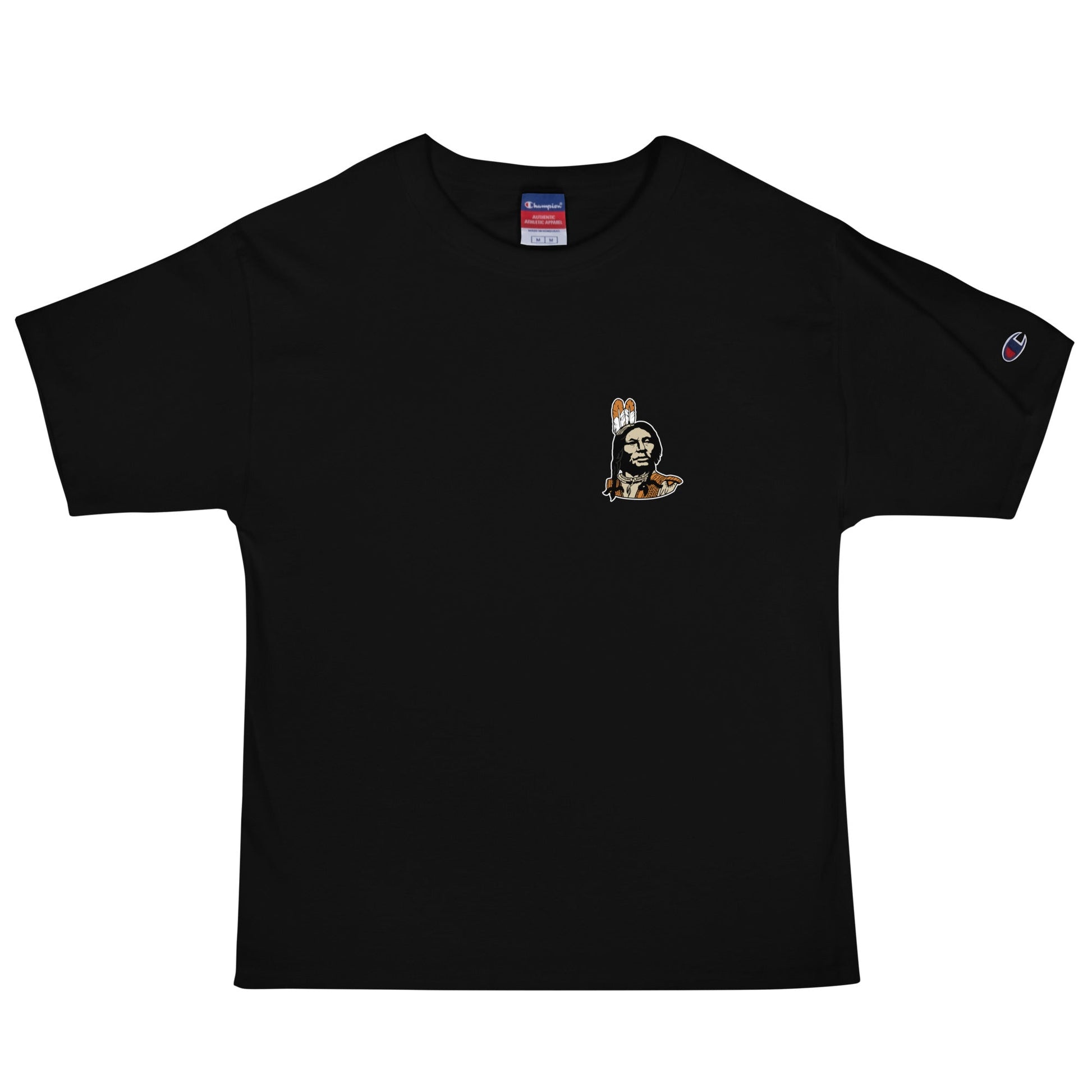 Signature | Champion T-Shirt | Powhatan lacrosse | Mascot Logo
