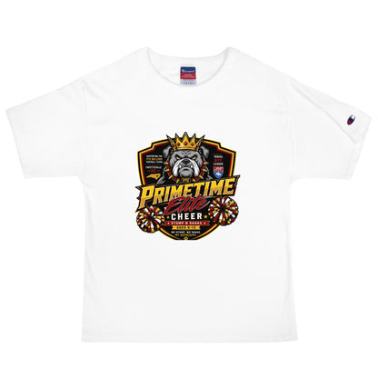 Signature | Champion T-Shirt | PTE Bulldog Cheer | Shield Logo