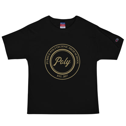 Signature | Champion T-Shirt | Purdue Polytechnic High School | Poly Seal Logo