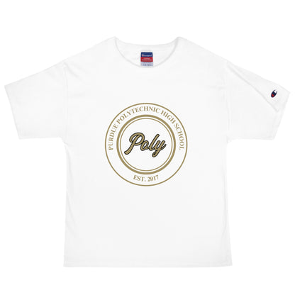 Signature | Champion T-Shirt | Purdue Polytechnic High School | Poly Seal Logo