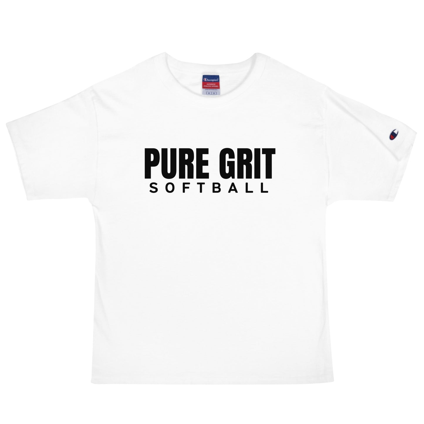 Signature | Champion T-Shirt | Pure Grit Softball | Main Logo