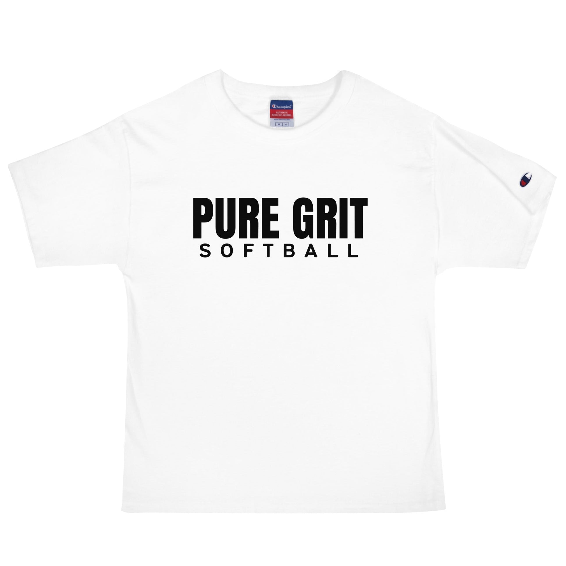 Signature | Champion T-Shirt | Pure Grit Softball | Main Logo