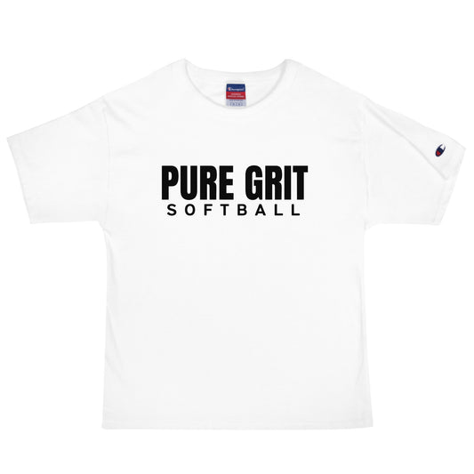 Signature | Champion T-Shirt | Pure Grit Softball | Main Logo