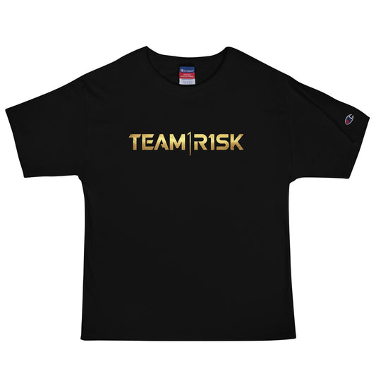 Signature | Champion T-Shirt | R1SK.gg | Script Logo