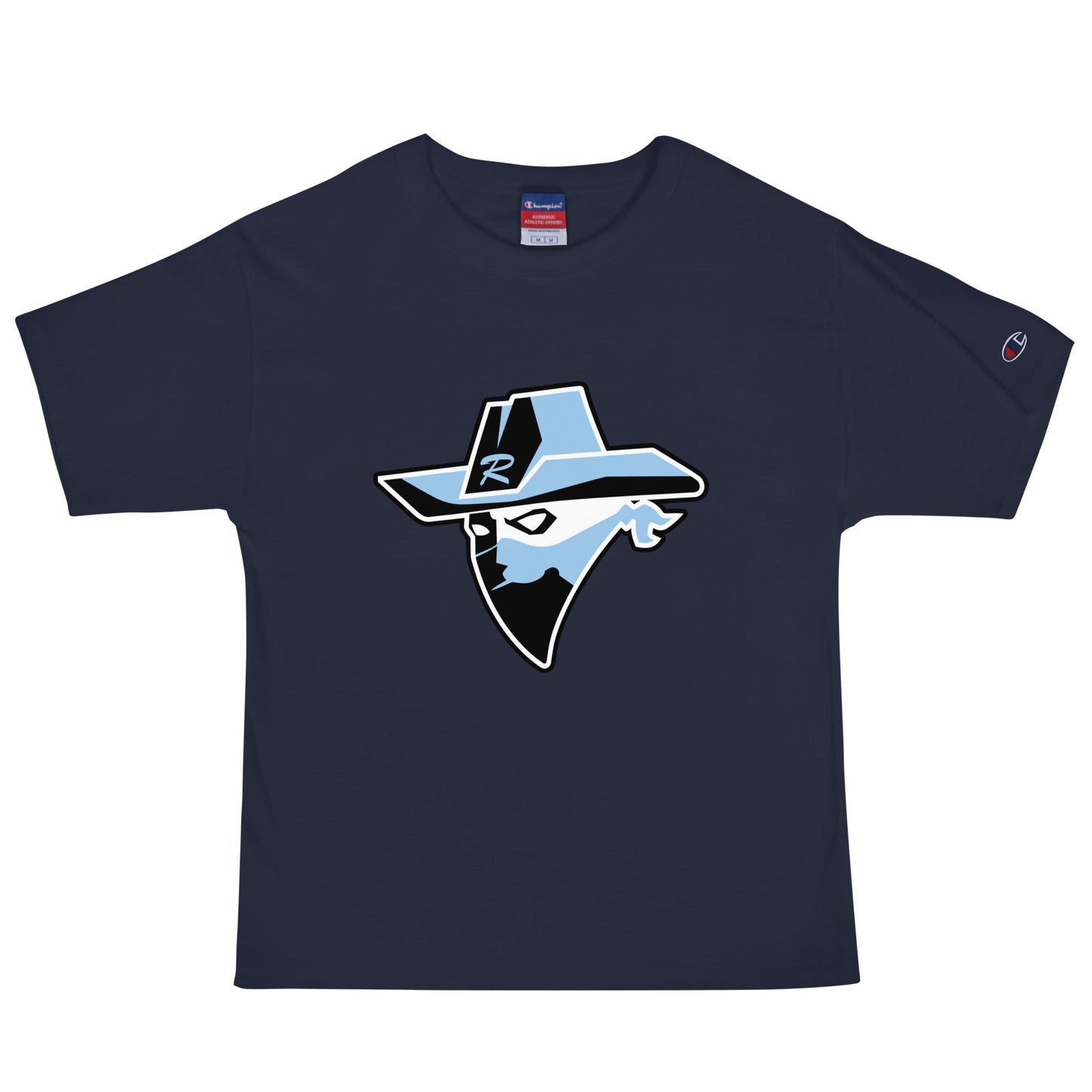 Signature | Champion T-Shirt | Rebels baseball club | Emblem Logo