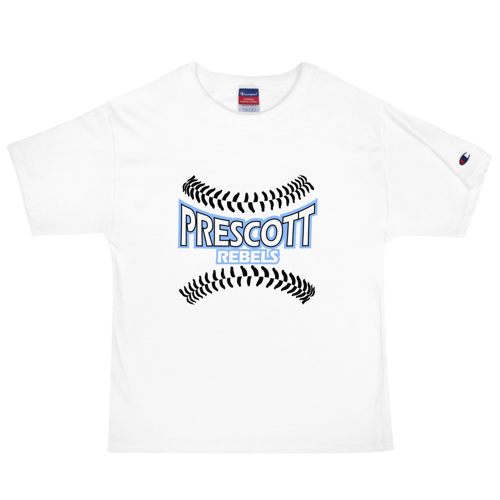 Signature | Champion T-Shirt | Rebels baseball club | Vanguard Logo