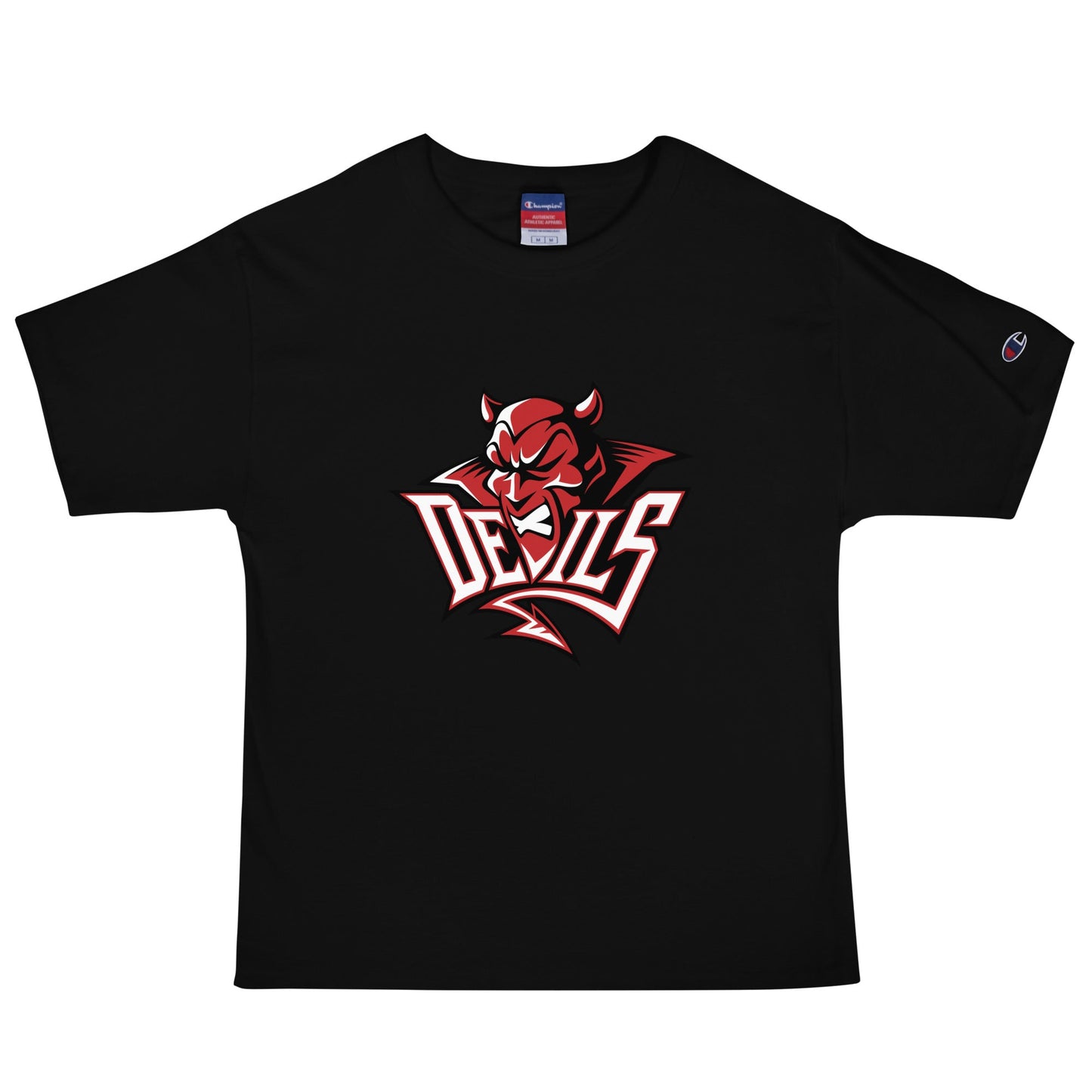 Signature | Champion T-Shirt | Red Springs Track and Field | Mascot Logo