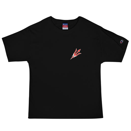 Signature | Champion T-Shirt | Red Springs Track and Field | Trident Logo