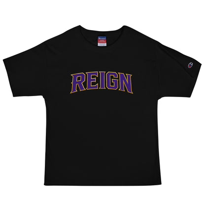 Signature | Champion T-Shirt | REIGN 10U Softball | Modern Script Logo