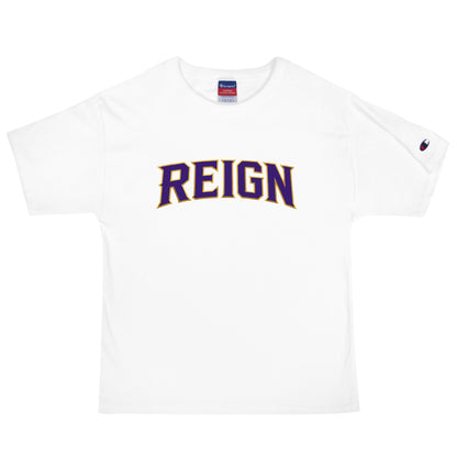 Signature | Champion T-Shirt | REIGN 10U Softball | Modern Script Logo